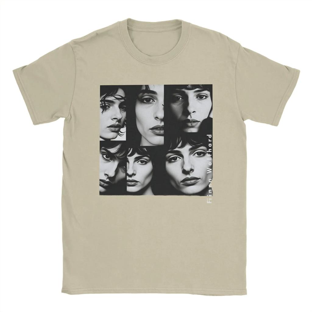 Actor Finn Wolfhard Men T Shirt Fashion Tee Shirt Short Sleeve Crew Neck T-Shirt Cotton Summer Tops