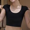 Invisible Shoulder Pad Vest Chest Binder Wireless Bra Underwear for Women Girls Shapewear