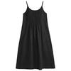 Linen Maxi Dresses for Women Sleeveless V Neck Long House Dress Casual Loose Fit Summer Sundress with Pockets