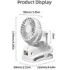 Practical Small Desktop Fan Clip On Fan Office Fan 4 Speed Setting Air Cooling Fan ABS Texture Suitable for Cooling