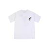 MLB Bark American Vintage Print Sports Crew Neck Loose Short Sleeve T-Shirt Unisex Tops White 31TSCM031-50W