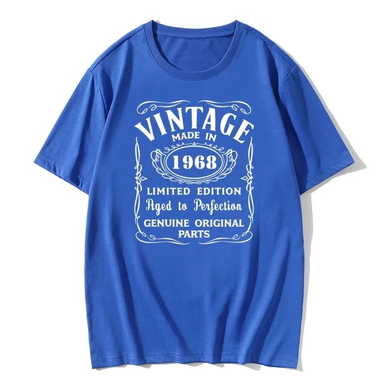 Father's Day Gift 1966 1967 1968 1969 1970 Novelty All Original Birthday Gift T-Shirt big size Clothes Novelty Print T Tshirt