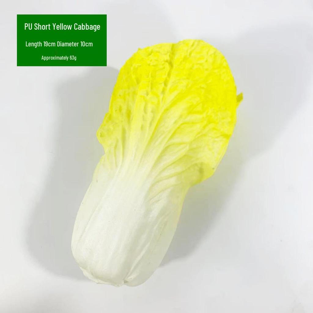 Simulation Cabbage Bok Choy Vegetables: Early Education Ornaments & Props