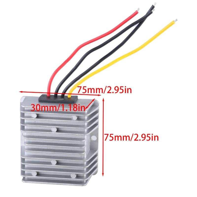 12V to 24V Step Up Converter Voltage Module Power Regulator Aluminum Metal Enclosure Power Supply Adapter