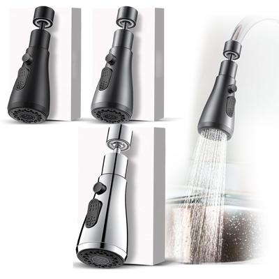 Universal Kitchen Faucet Extender — -, Swiveling, High-Pressure Spray Nozzle With Universal Adapter For Sinks