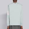 THOM BROWNE T-Shirts Men's Blue Crew Neck Moderate Straight Fit MJS117A-06221-450