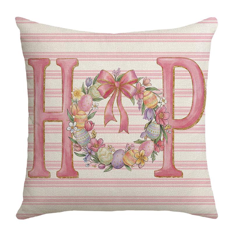 Easter Pillowcases with Spring and Bunny Designs Sofa bed cushion cover sleeping pillowcase home bedroom decoration