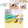 Fashionable Mini High Top Shoes Key Ring Stunning Rhinestone Decoration For Keys