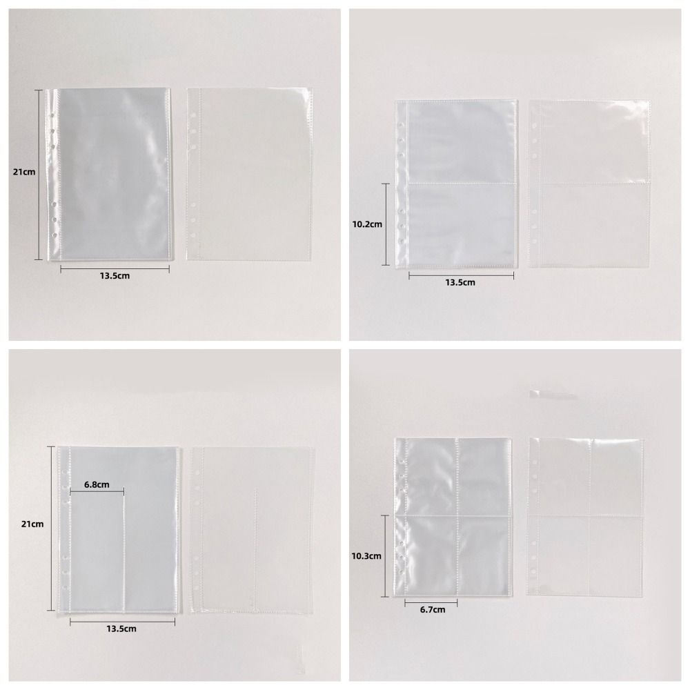 10pcs Transparent Idol Photocard Holder Inner Pages A5 Idol Photo Album Inner Pages Picture