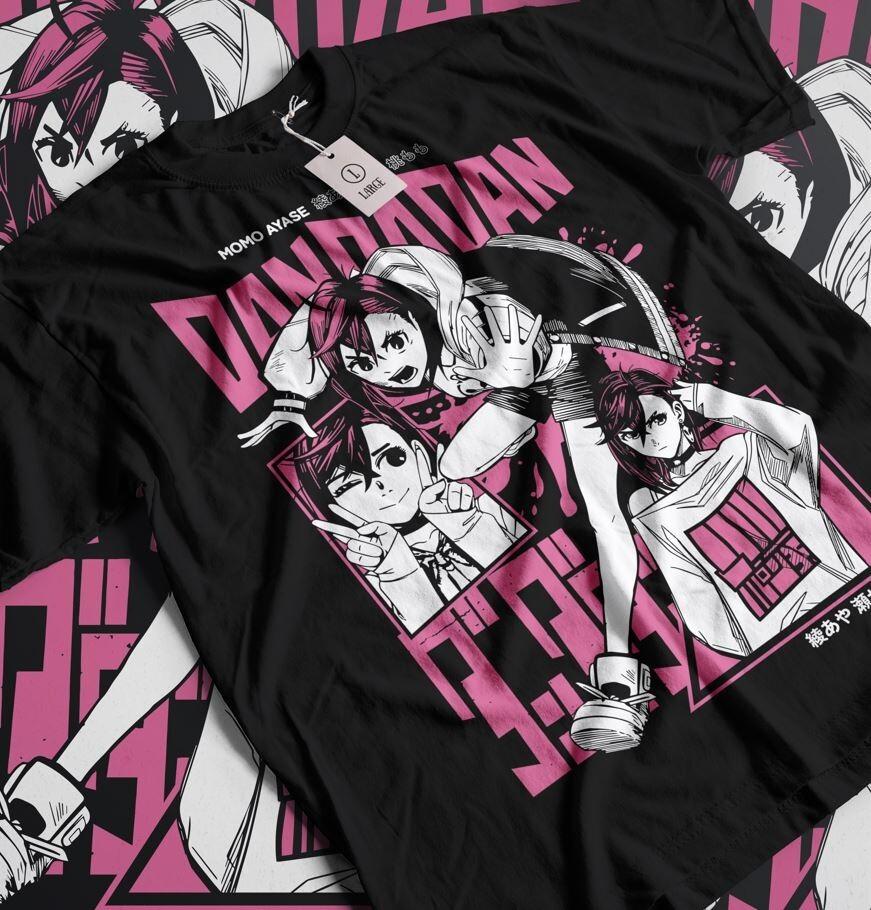 Dandadan Momo T-shirt Cosplay Momo Anime Gift Exclusive Shirt All Size