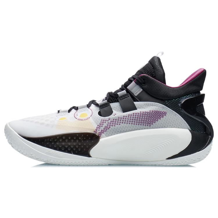 New LINING Sonic 9 Shoes 'White Black Red' ABAR039-1