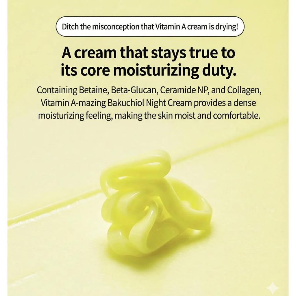 By Wishtrend Vitamin A-mazing Bakuchiol Night Cream 30g + VT Reedle Shot 100 12ml Set