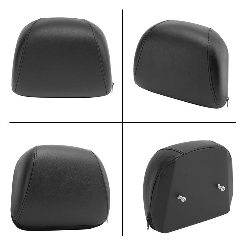 Motorcycle Detachable Passenger Backrest Sissy Bar Rear Leather Back Rest Cushion Pad For Harley Sportster 883 1200 48 2004-up