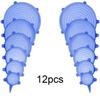 Couvercles étirables en silicone - Lot 6 pièces - Blanc - Réutilisable - Tailles universelles