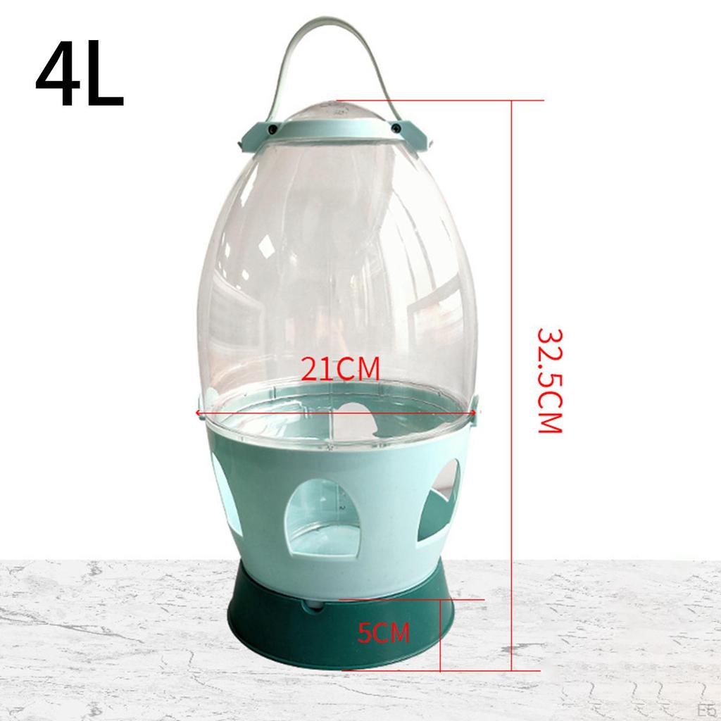 Dispensador Automático de Agua para Pájaros para Alimentación de Periquitos