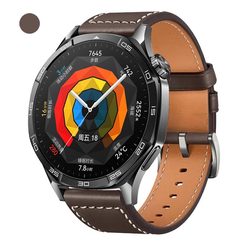 20/22mm Leather Band For HUAWEI GT6 GT6pro GT5 4 3 2 46mm Casual Strap Watch 5 4pro/GT3 2 42mm/HONOR Magic Watch Bracelet Correa