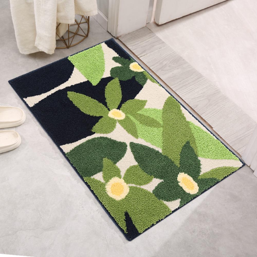 Dopamine Forest Sponge Bathroom Cashmere Thickening Mat Bath Non-slip Carpets In Wash Basin Bathtub  Floor Rug Shower Room Doormat Memory Foam 3D Pad