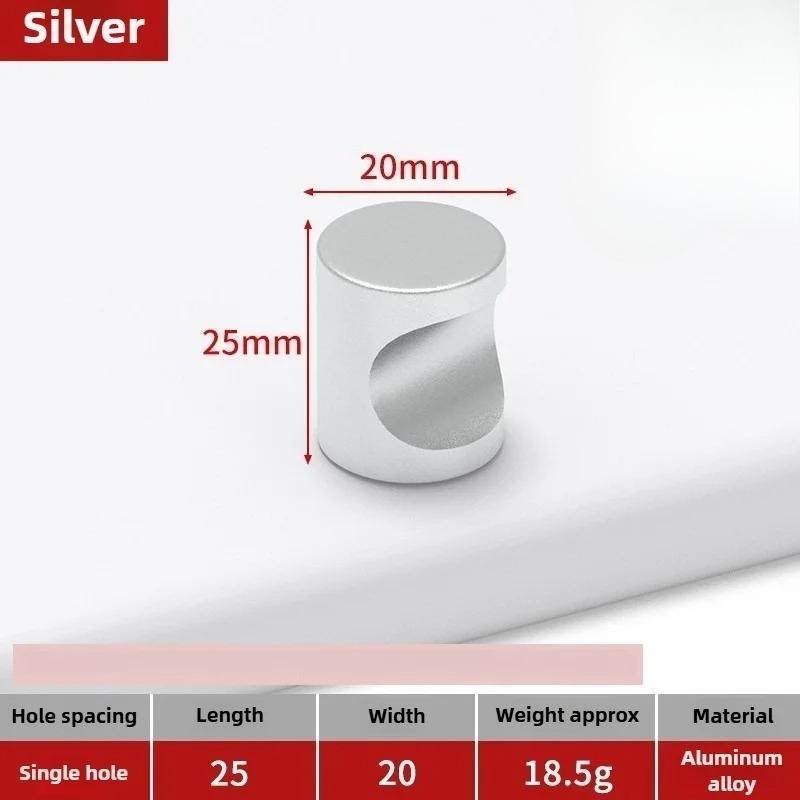 Moderne minimalistische Griffe Schrank Kommoden Massive Aluminiumlegierung Schranktürgriffe Kleiderschrank Schublade Küchenmöbelbeschläge