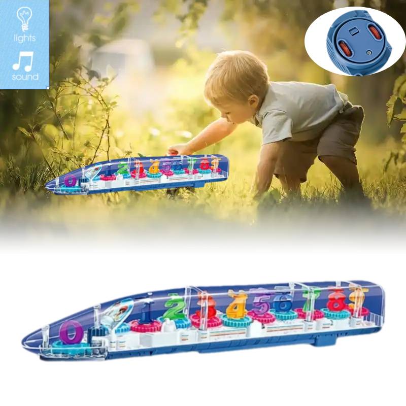 Sensory Calming Autism Led Light Train Toy With Music Special Needs Child Gift