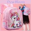 Adorable Unicorn Backpack For Toddlers Preschool Kids Cute Cartoon Design