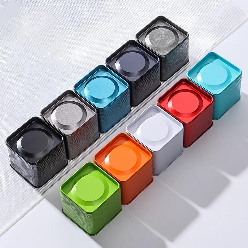 1 Pcs Mini Empty Tea Tin Can Household Green Black Tea Sealed Jar Portable Home Small Tea Packaging Box Metal Storage Cans