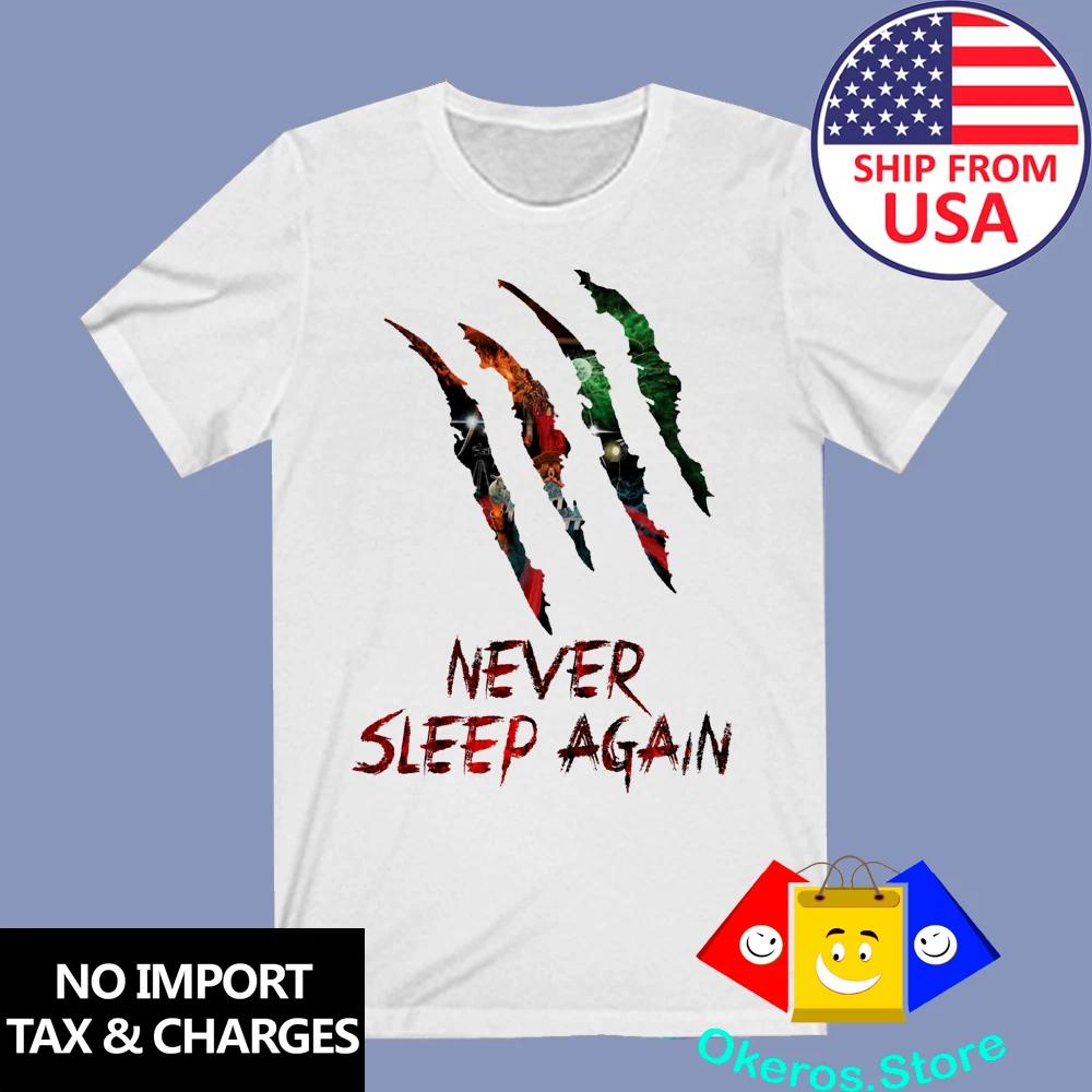 A Nightmare On Elm Street Never Sleep Again Men s White Size S to 3XL M