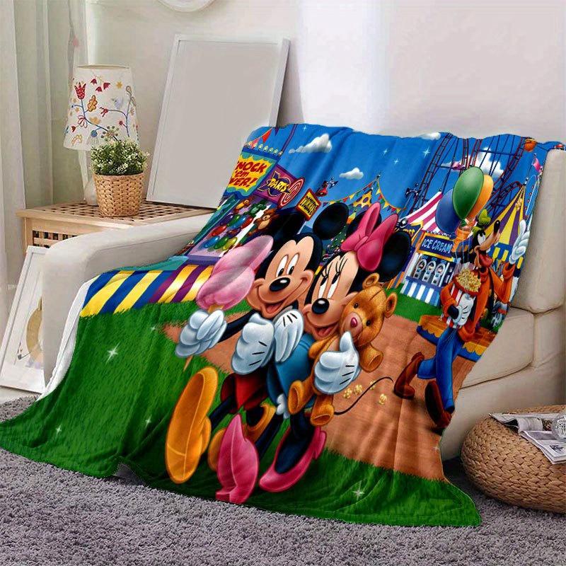 

Mickey and Minnie Cartoon Blanket: Adorable, Warm, and Perfect for Home Decoration - Living Room, Travel, and All Seasons 100x150cm