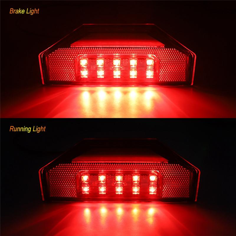 F9-1 Pair Tail Light For Polaris Ranger XP 570 900 General 1000 PRO Ranger Crew Brake Light 2412774 2411866