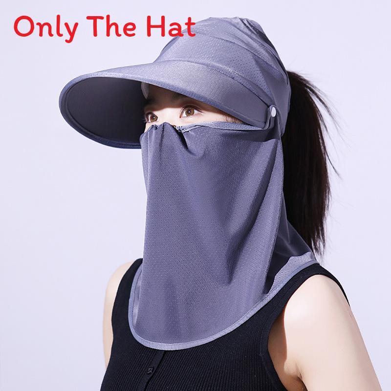 Sun Protection Cap For Women Summer Outdoor Uv Face Shield With Adjustable Fit