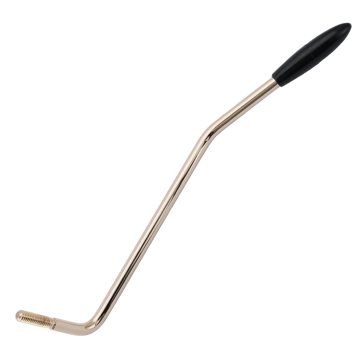 

Musiclily Pro 4.8mm Steel Tremolo Arm, Screw-On, Inch Size, USA, for Strat Electric Guitars, Gold with Black Cap