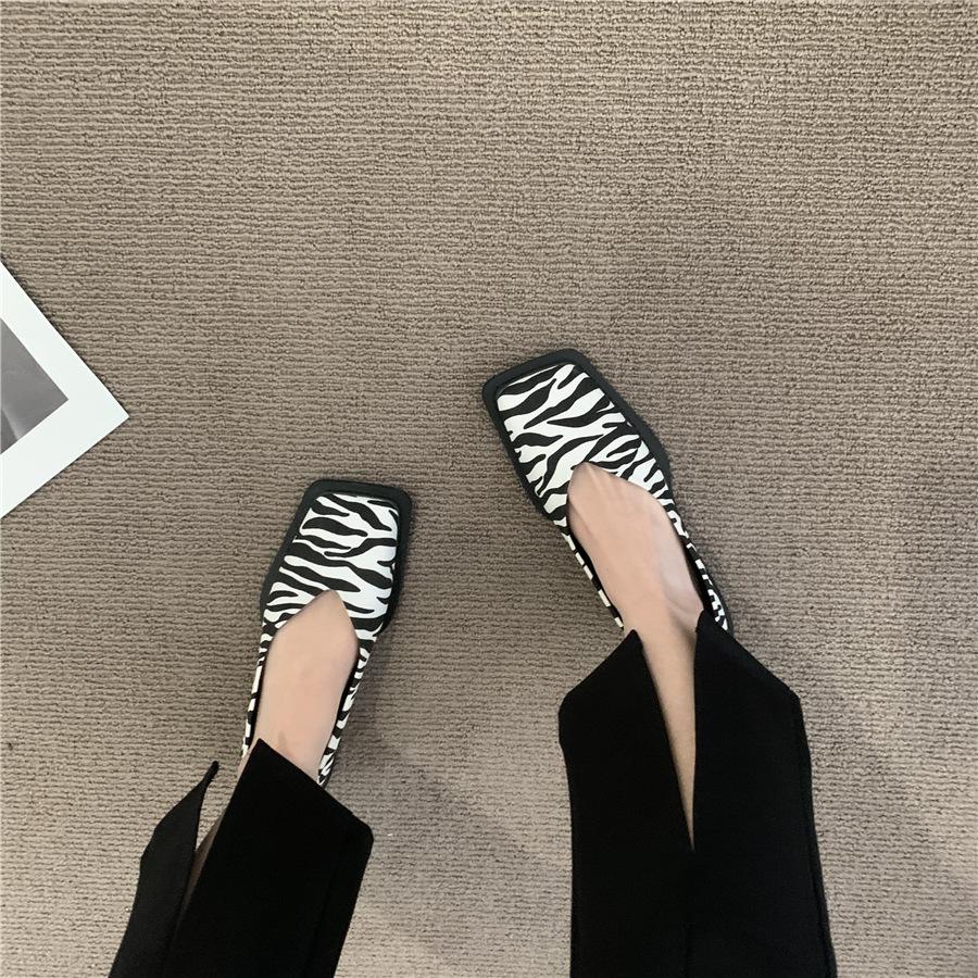 Cheap Flat Shoes Women Slipon Softsoled Black Loafer Mary Jane Shoes