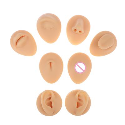 Silikon Ohr Auge Nase Mund Zunge Nabel Piercing Modell Pressnadel Anzeigewerkzeug