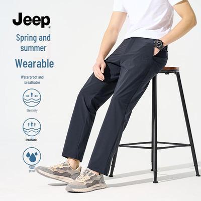 Pantalones Rectos Casuales de Negocios para Hombre
