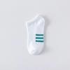 Men's Summer Thin Three Bar Stripes Sports Sweat Absorber with Low Top Socks