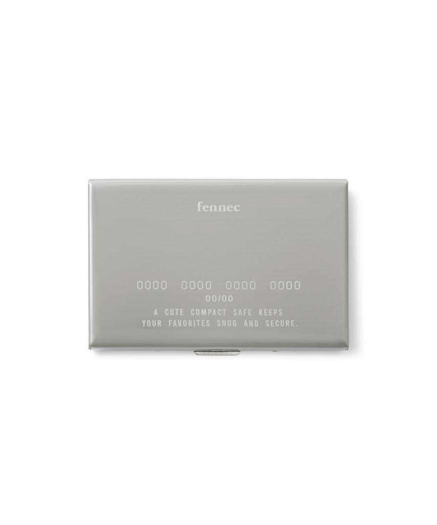 Fennec Metal Accordion Card Case - Silver