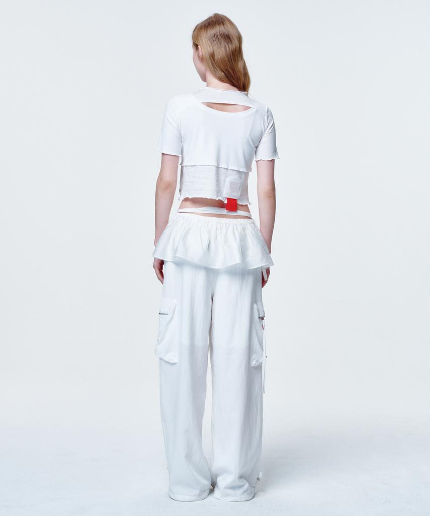 2113 STUDIO Cross Cut Crop White