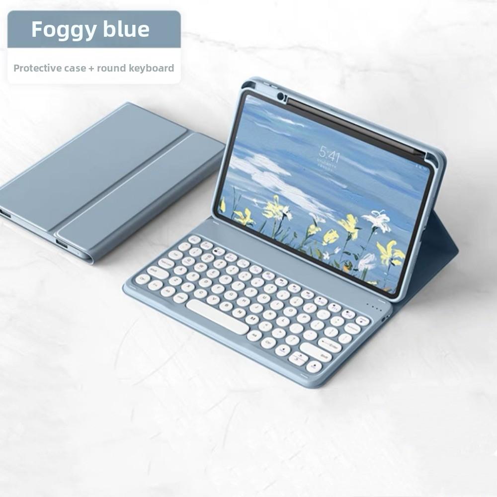 Bluetooth Tastatur und Hülle Set für Huawei MatePad SE 11 2024 mit Luftstift-Schlitz Magnetische Hülle