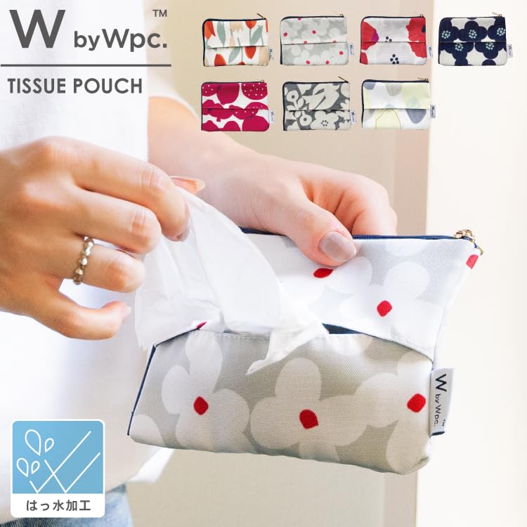 Patterns Tissue Nuance Water Tissue Makeup Inner Wpc. Pouch, Pattern, Yellow, Repellent, Women's, Case, Pouch, Pocket, Commuting, School, Travel,