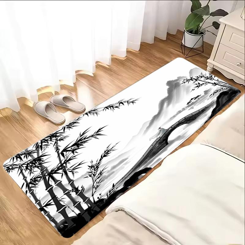 VIKAMA Upgraded Material Kitchen Bathroom Living Room Laundry Room Stain-resistant Washable Thickened Carpet Rugs Home Decor