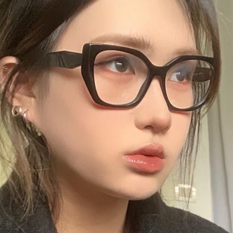 Transparent Computer Glasses Frame Women Men Anti Blue Light polygon Eyewear Blocking Glasses Optical Spectacle Eyeglass
