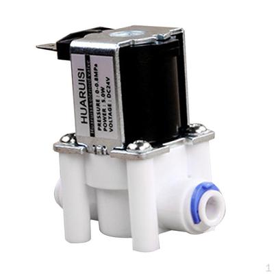 24V DC 1/4" Electric Solenoid Valve Purified Water 0-0.8Mpa