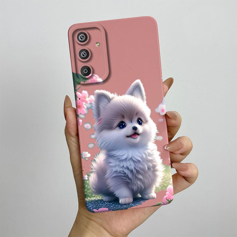 Phone Case for Samsung Galaxy M15 5G F15 5G Fashion Painted Half-wrapped Case Soft Silicon Cases E156 M156 Protection Back Cover