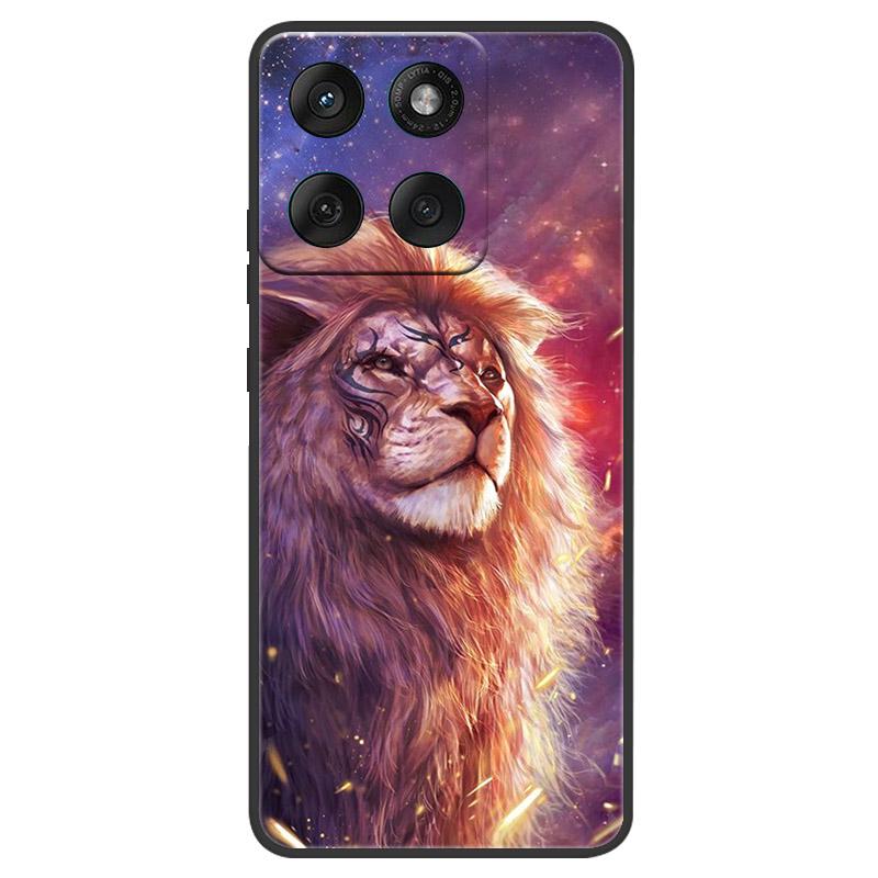 For Motorola Edge 60 60s Pro Case XT2507-1 Cool Fashion Wolf Lion Phone Case For Moto Edge60 Edge60s Pro Soft Silicone TPU Cover