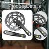 Bike Crankset Convenient Chainwheel Lightweight Cycling Universal Crank Arm Set for