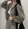 2026 Spring/Autumn Retro Drawstring Workwear Baseball Jacket