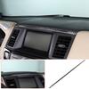 Carbon fiber Center Dashboard Cover Trim Sticker For Nissan Pathfinder 13-18