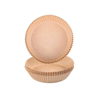 Air Fryer 100 Pcs Round Paper Liners Disposable for 5 To 8 Qt Basket, 7.9 Inch Non-Stick Oil-Proof Parchment Paper
