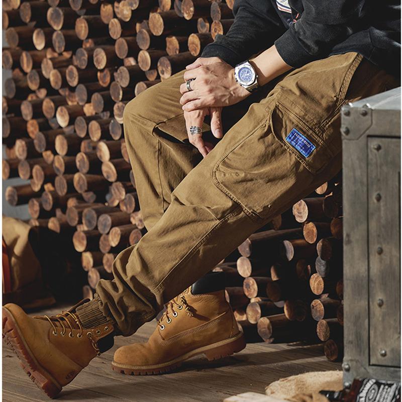 Pánské cargo kalhoty JAYSCE Multiple Pocket Winter Fleece Teplé vojenské kalhoty Pánské Outdoorové taktické kalhoty pro muže Cargo Y2k Kalhoty