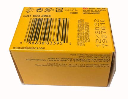 Kodak GOLD200 Color Negative Film, 35mm, 24 Exposures, Pack of 5