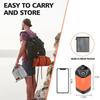Temperature & Battery Digital Display Portable Camping Shower  Hiking Travel Beach